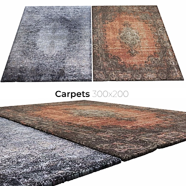 Stylish Interior Rugs 3D model image 1 