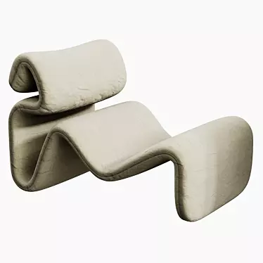 Sleek and Stylish Etcetera Chair 3D model image 1 