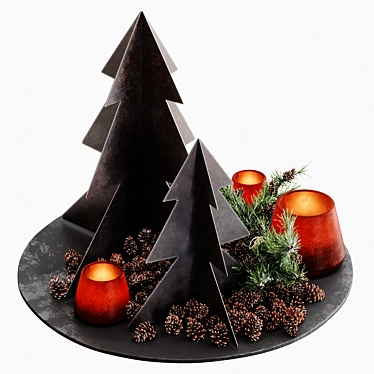 Holiday Bliss: New Year's Decor 3D model image 1 