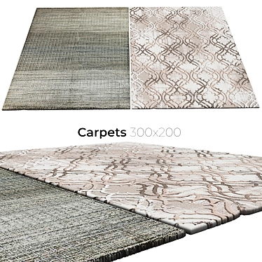 Elegant Interior Carpets 3D model image 1 