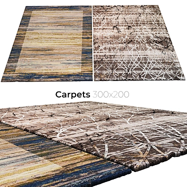 Luxury Plush Carpets - Stylish & Durable 3D model image 1 