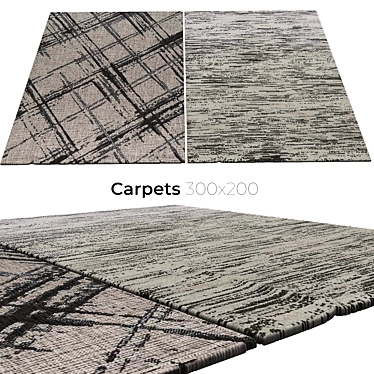 Stylish Interior Carpets 3D model image 1 