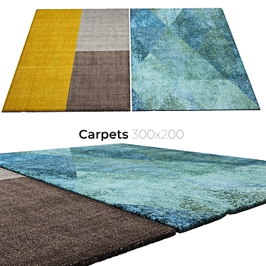 Elegant Interior Carpets 3D model image 1 