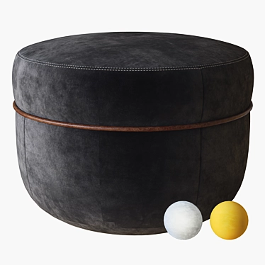 Miles Domi Pouf: Sleek 3D Design 3D model image 1 