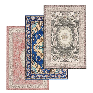 High-Quality Carpet Set 3D model image 1 