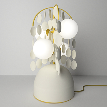 Clay Melody Table Lamp 3D model image 1 