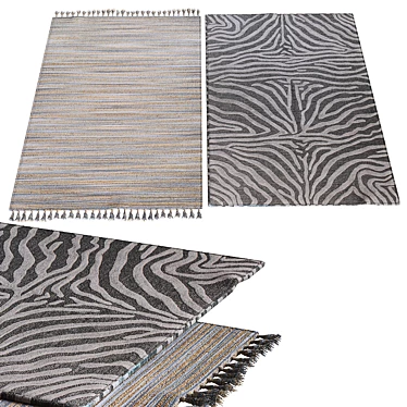 Luxury Shaggy Carpets 3D model image 1 