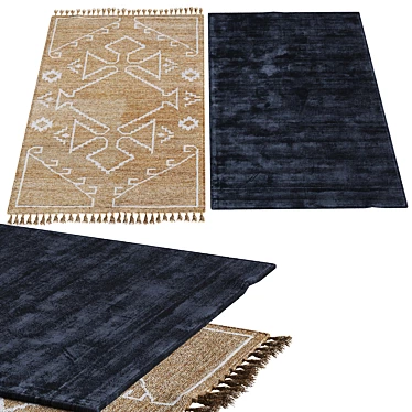 Luxury Polysilk Carpets 3D model image 1 