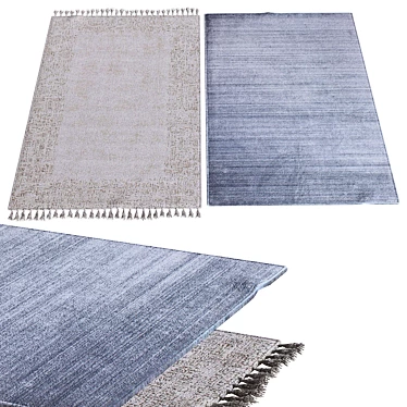 Luxury Polysilk Carpets 3D model image 1 