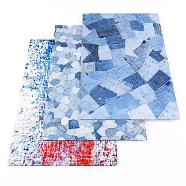 High-Resolution Modern Rugs 3D model image 1 