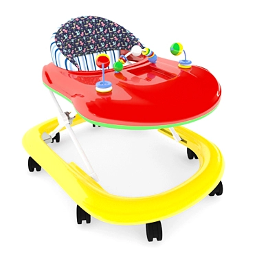 Explorers First Steps Baby Walker 3D model image 1 