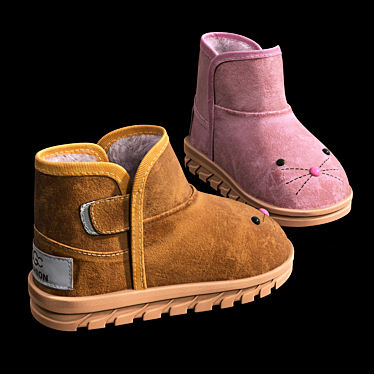 Winter children's cartoon boots