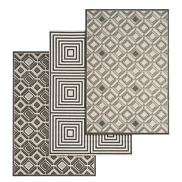 Luxury Carpet Set | High-Quality Textures 3D model image 1 