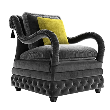 Luxury Armchair: ZANABONI Caterina 3D model image 1 