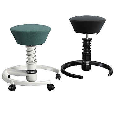 ErgoFlex Air Stool 3D model image 1 