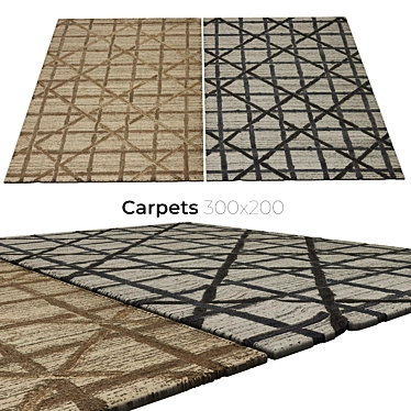 Modern Soft Carpets for Cozy Homes 3D model image 1 