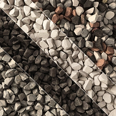 Crumbly Decorative Gravel N1 3D model image 1 