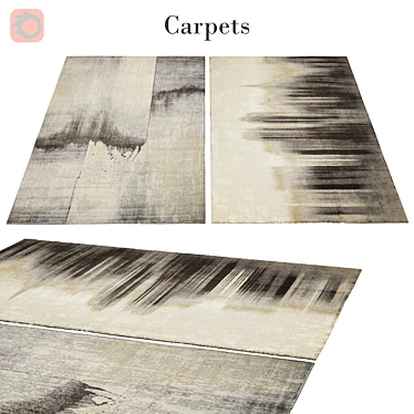 Polys: 3 888, Vets: 4 004 - Stylish Rug 3D model image 1 