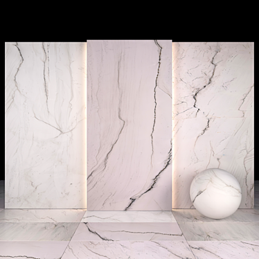 9 Textured Glossy Elite Quartzite - Slabs & Floor Tiles 3D model image 1 