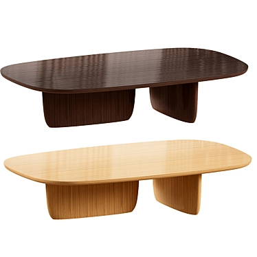 Sleek Tobi-Ishi Small Table 3D model image 1 
