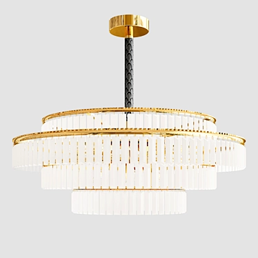 Stylish Charles Ceiling Light 3D model image 1 