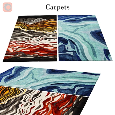 Premium Poly Rug - 30 Sizes 3D model image 1 