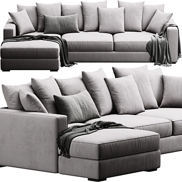 Contemporary BoConcept Cenova Sofa 3D model image 1 