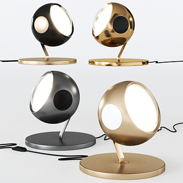 Elegant Suspended Illumination: Occhio Table Lamp 3D model image 1 
