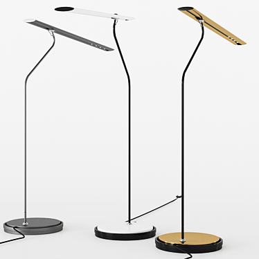 LET TL: Sleek Swiss Table Lamp 3D model image 1 