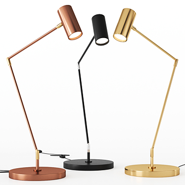 Scandinavian Mini Table Lamp 3D model image 1 