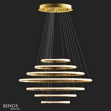Rings_3: High-Quality 3D Jewelry Model 3D model image 1 
