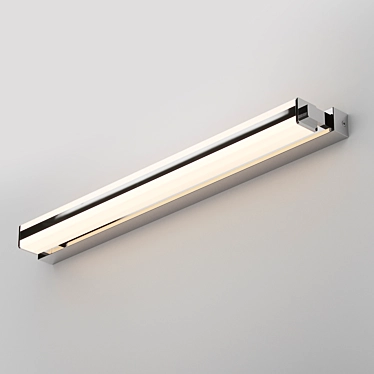 Sleek LED Mirror Light 3D model image 1 