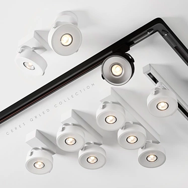AQForm Ceres QRLed Spotlights: Precision and Efficiency 3D model image 1 