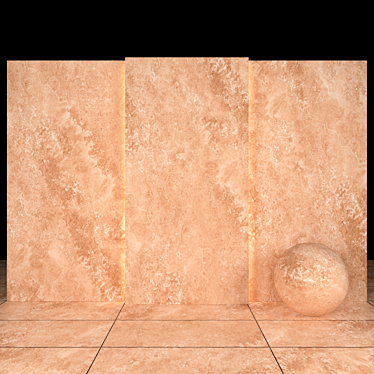 Bretton Stone: 7 Texture Slabs & Floor Tiles 3D model image 1 