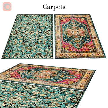 Poly Rugs 43: Durable and Versatile 3D model image 1 