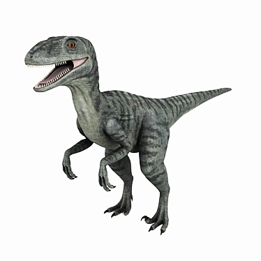 Sleek Raptor 3D Model - Perfect for Animation! 3D model image 1 