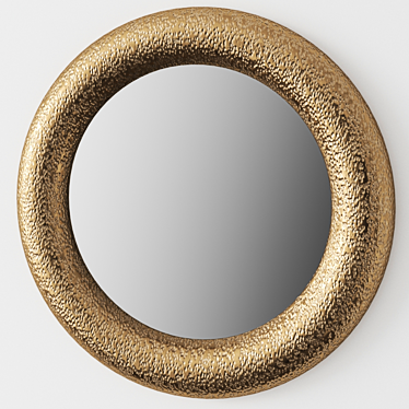 Modern Millennium Round Mirror 3D model image 1 