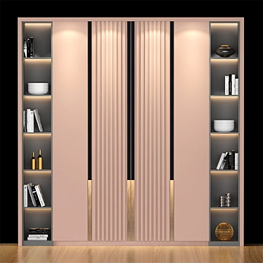 Modern Shelf Design 3D Models 3D model image 1 