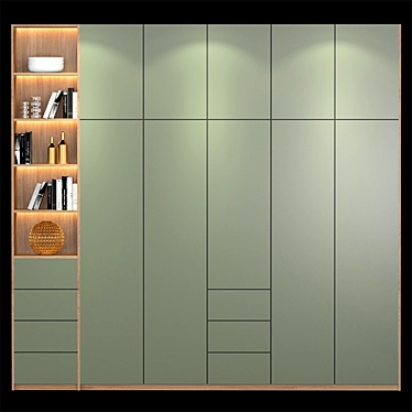 Ready-to-Use Shelf Design Models 3D model image 1 