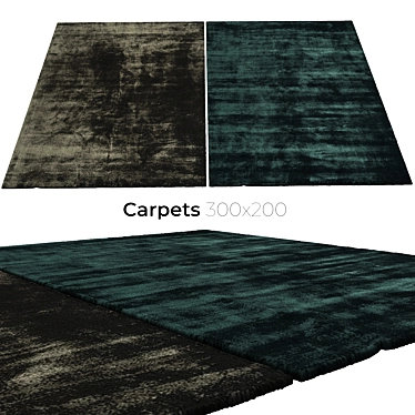 Luxury Plush Carpets - Soft, Elegant, Durable 3D model image 1 