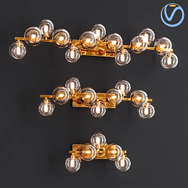 Elegant Maytoni Dallas Wall Sconce 3D model image 1 