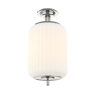 Eden Semi-Flush Mount in Polished Nickel with