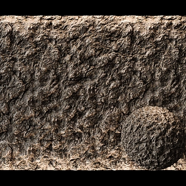 Seamless Stone Cliff Texture 3D model image 1 