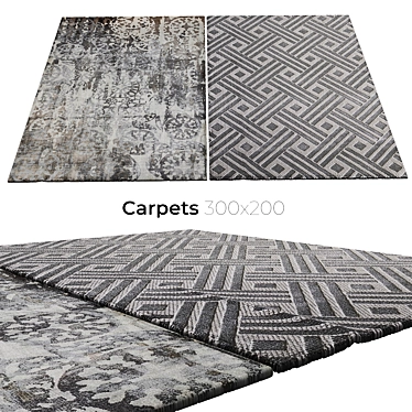 Polyblend Carpet: Luxurious and Durable 3D model image 1 