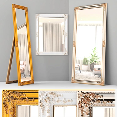 JYSK NORDBORG Mirror: Stylish & Versatile 3D model image 1 