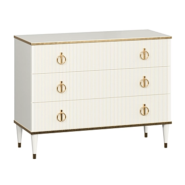 Italian-inspired Rimini Solo Chest of Drawers 3D model image 1 