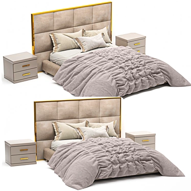 3Dmax Bed: High-quality 3D model 3D model image 1 