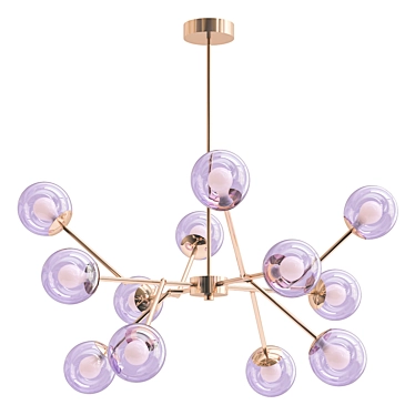 Elegant LED Pendant Light: Favourite Bullae 3D model image 1 