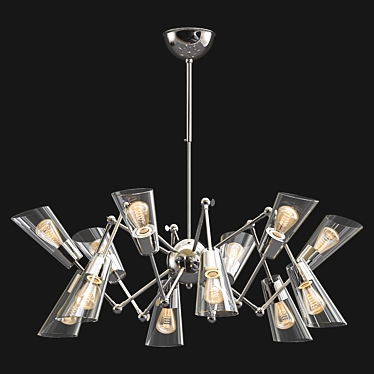 Divinare Hanging Chandelier 3D model image 1 