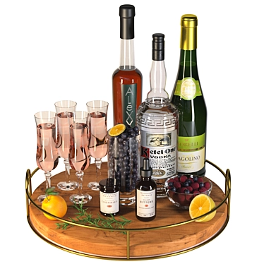 Fizz & Fruit Alcoholic Set 3D model image 1 